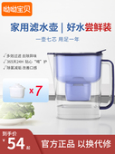 净水器滤芯家用自来水厨房直饮滤芯水壶通用大容量净水器