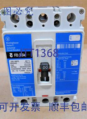 原装供应FD3100 100 安培 3 极 600VAC 工业断路器 标签