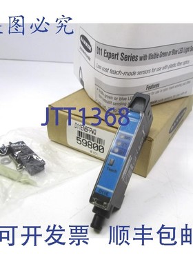 原装供应Banner D11EN6FPWQ 59800 光纤传感器 白色 LED 450-650n