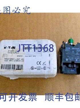 原装供应1 进口 E22TL4LG 变压器照明装置，带绿色 LED，480 伏