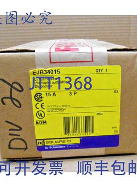 原装供应SQUARE D EJB34015 断路器 15 安培 3 极 480Y/277V~ 480