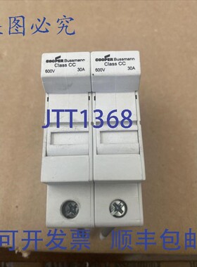 原装供应COOPER BUSSMANN CHCC 保险丝座 2 极 30A 600V 带 2-FNQ