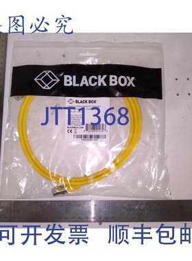 原装供应BLACKBOX 6类 250MHZ  PVC 跳线 26AWG 黄色 5英尺-1.5米