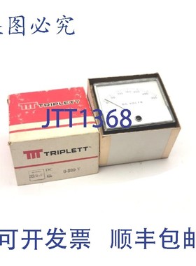 原装供应Triplett 320-G 152-0135 型模拟直流面板电压表 0-300V