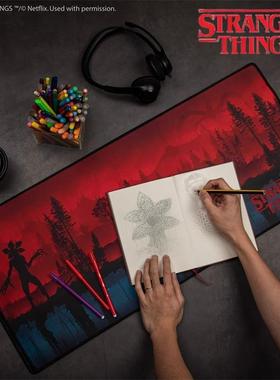 StrangerThings正版怪奇物语周边颠倒世界书桌垫地狱火大号鼠标垫