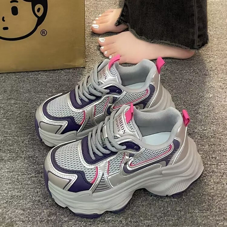 网红高端欧货老爹鞋子女超火2025春季新款爆款运动鞋女小众设计感