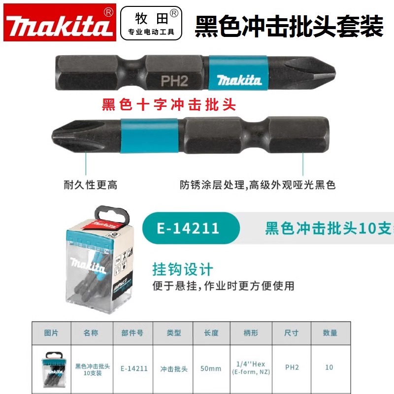 牧田披头耐冲击带磁性套筒