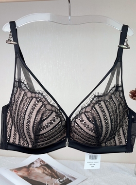 兰卓丽24秋冬夜色V熏系列内衣小胸聚拢软钢圈上托性感文胸20156