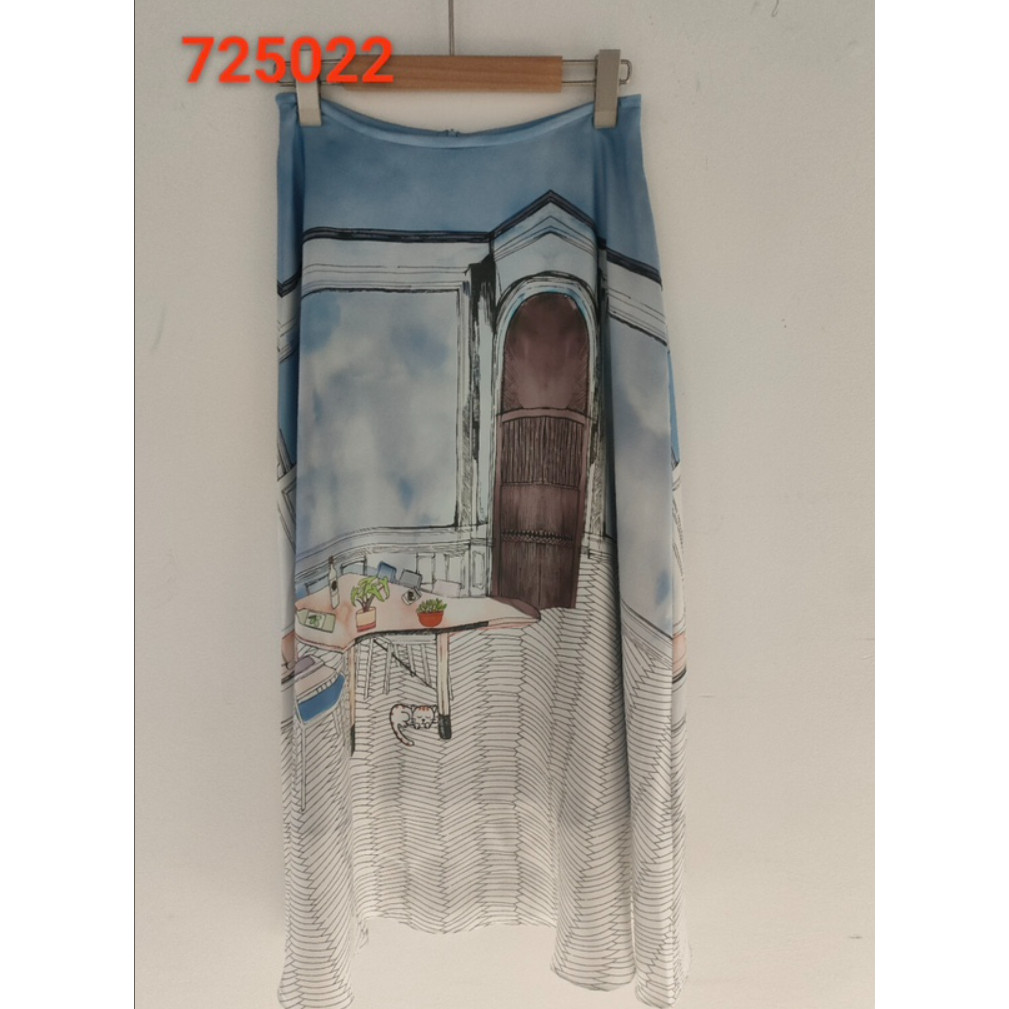 【朵姐臻选】2025新品通勤桑蚕丝真丝半裙 725022