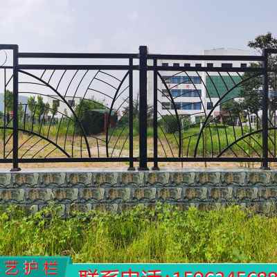 铁艺围栏栅栏户外别墅围墙小区庭院铸铁花园阳台学校工程防护栏杆