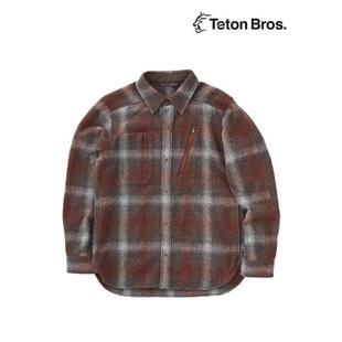 包税包邮 江户久得 Teton Bros. 男女羊毛混纺衬衫 户外休闲 代购