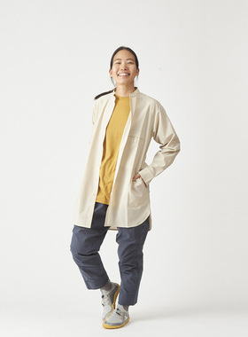 包税包邮 江户久得AXESQUIN ELEMENTS 中性长款衬衫户外休闲 代购