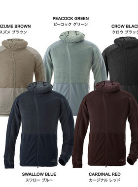 包税包邮 江户久得 milestone男女同款拉链帽衫露营登山骑行 代购