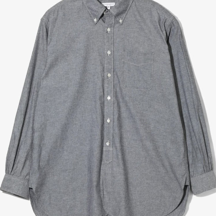 江户久得 ENGINEERED GARMENTS 纯色衬衫 纯棉百搭休闲 日本代购