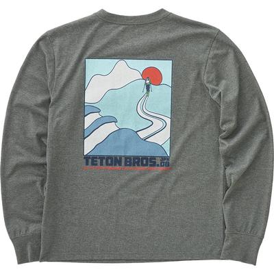 包税包邮 江户久得 Teton.Bros .男女长袖T恤 户外轻量 日本代购