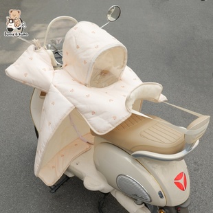 电动车挡风被适用摩登光芒亲子秋冬季 防风罩 加绒防水保暖2505新款