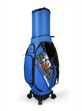 SOTS高尔夫球包专利伸缩保护罩防泼水四轮万向高尔夫航空包