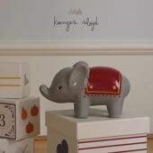 丹麦konges大象存钱罐存钱筒陶瓷儿童房存钱动物儿童节礼物小猪