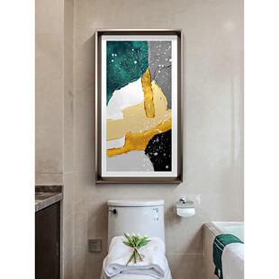卫生间装饰画客厅玄关壁画浴室厕所浴房防水挂画免钉免打孔艺术画