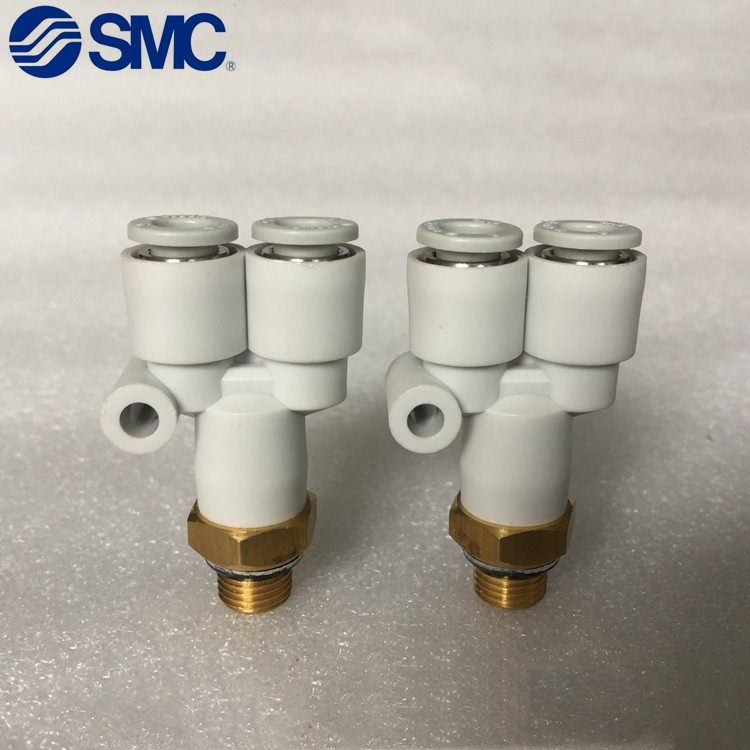 全新SMC Y形接头KQ2U23 04 06 08 10 12 16-01AS 02AS 03AS 04AS