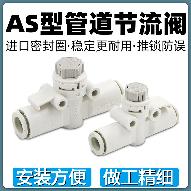 AS1002F直通管道调速控制节流阀