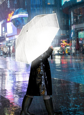 物舍×Suck UK反光安全遮阳太阳伞折叠手动防晒晴雨两用雨伞礼物