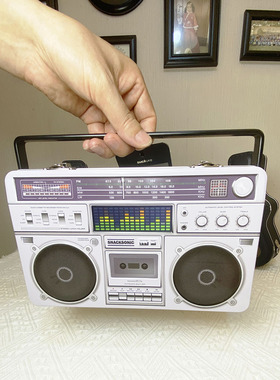 物舍×SUCK UK录音机午餐盒复古便当野餐水果零食铁饭盒创意礼物