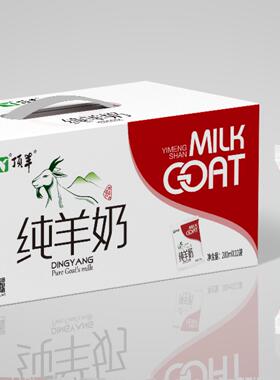 顶羊纯山羊奶枕装0添加现挤鲜奶整箱200mlx12袋儿童孕妇中老年