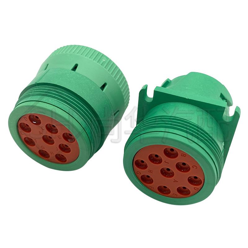 HD10-9-1939P-P080HD16-9-1939S-P080德驰9P连接器工程车诊断插头