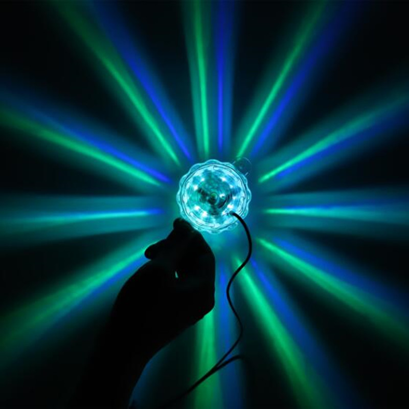 汽车货车12V24V摩托盘装饰灯尾灯LED底彩灯激光雾灯气氛灯爆闪灯