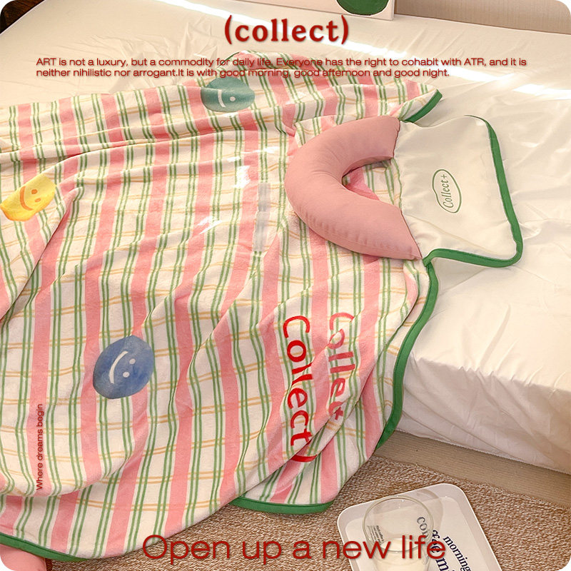 艺术收藏夹创意毯子午睡办公室枕头二合一可折叠休闲毯方便携带