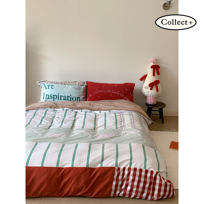 “暖冬合集” 秋冬加厚牛奶绒珊瑚绒保暖床品四件套床单床笠加绒