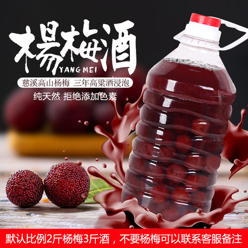 浙江慈溪5斤桶装杨梅酒农家自酿