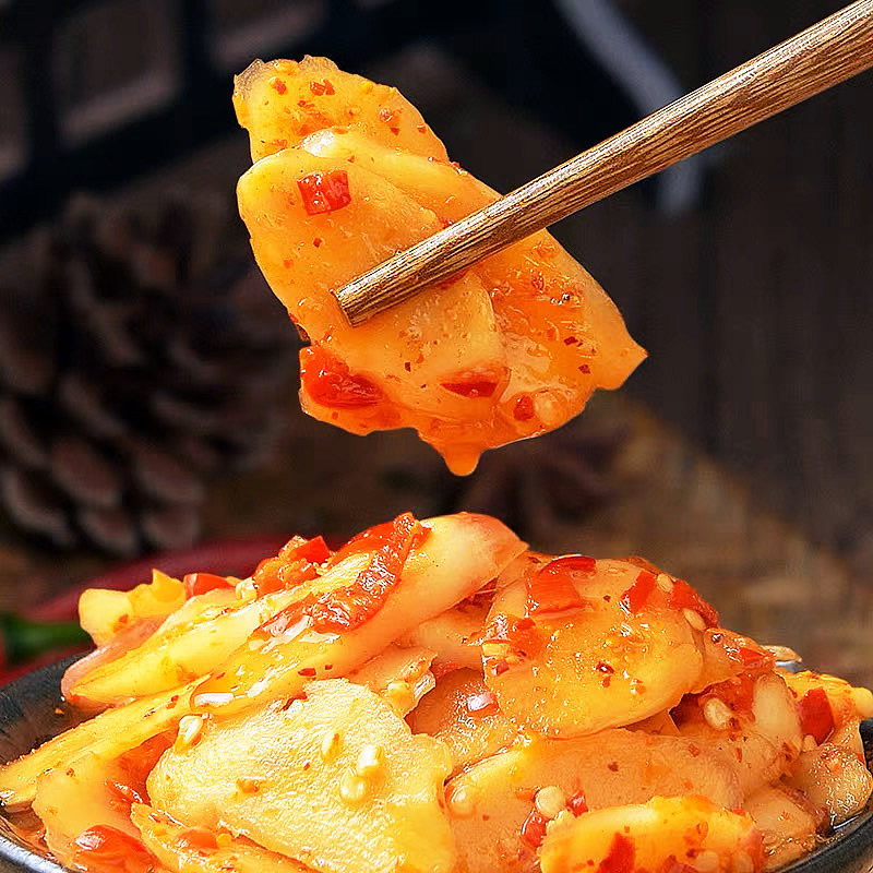 酸辣生姜 全是嫩仔姜制作 无筋无甜味