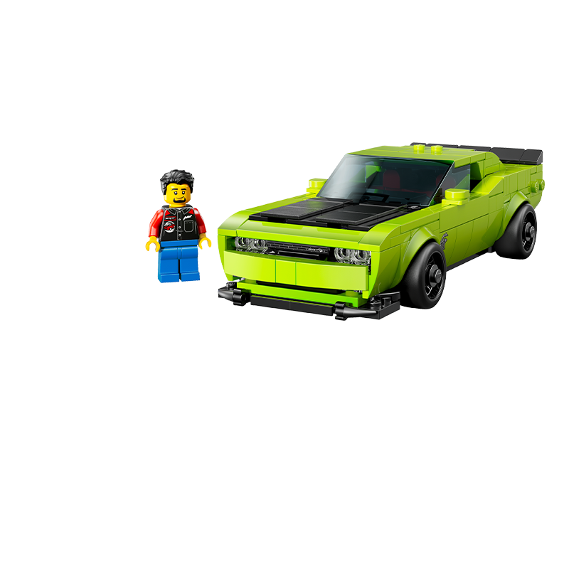 乐高道奇赛车轿跑车拼搭积木