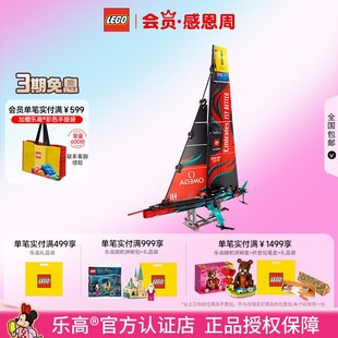 LEGO乐高机械组42174单体水翼帆船拼搭积木玩具