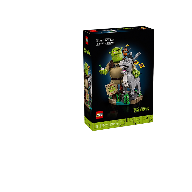 【新品预售】LEGO乐高72423沼泽上的史瑞克三人组积木玩具男女孩