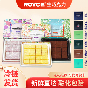 2盒/日本若翼族ROYCE生巧克力礼盒北海道进口网红零食礼物送女友