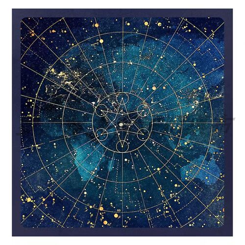 塔罗桌布绒布魔法阵宇宙星空桌布