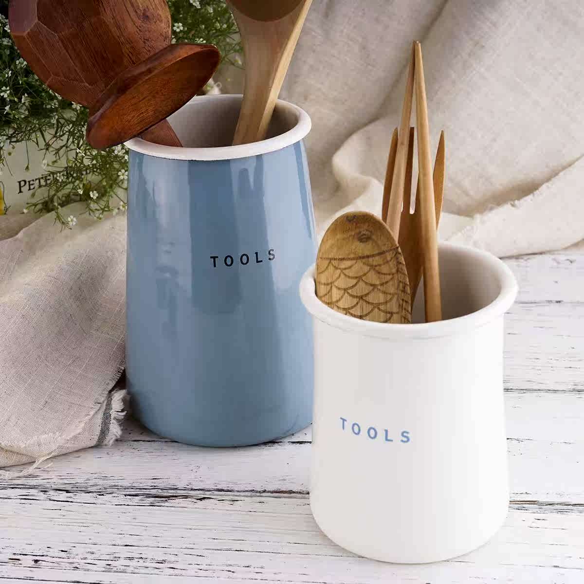 肥龙珐琅搪瓷1.1L筷子筒笔筒厨房收纳筒花瓶咖啡瓶家用烘焙用具|ruв категории посуда, посуда, посуда./стойка - от Buy2taobao.com для оказания профессиональной услуги покупки агента Taobao