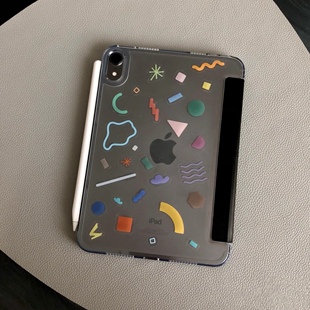 小红书磨砂无笔槽ipadpro保护壳2026适用苹果air5防弯11寸10.2潮9.7亚克力ipad11