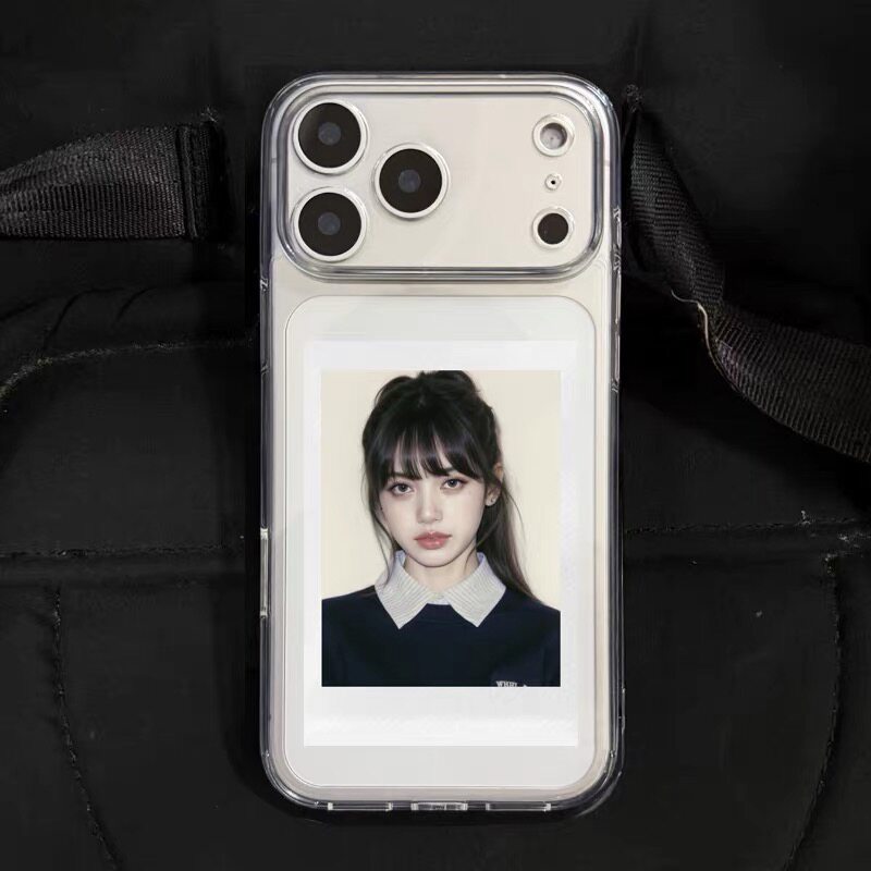 Lisa拍立得照片适用苹果17Promax手机壳16来图定制15高透iPhone14情侣13潮12防摔11保护套xs