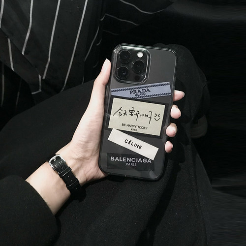 DIY标签高级墨水苹果17手机壳