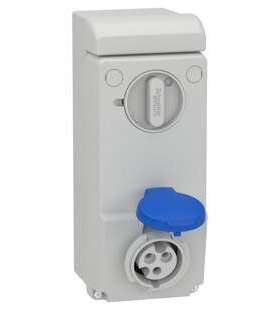 83031 Interlocked socket Mureva PK wall mounting 16A 2P