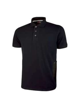 UPower WEY125BC-2XL 优派 黑色 35% 棉 65% 聚酯纤维短袖 T 恤 X