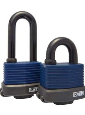 Kasp K13545L63D Kasp 夹具防风雨钢制防水挂锁 21mm 挂钩 65mm