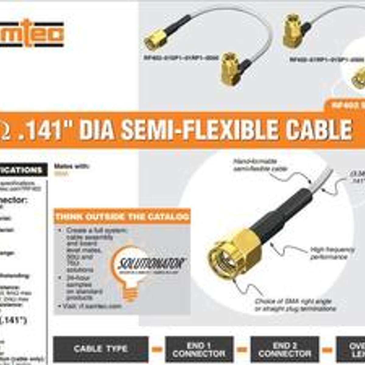 SAMTEC/RF402-01SP1-01SP1-0900连接器RF 50R