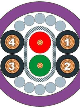 Siemens 6XV18603PH10 西门子PB ECOFAST系列多对电缆 6芯 1.5 平