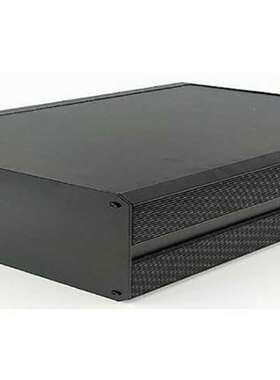 RS PRO RS PRO 黑色挤压铝散热器壳 IP40 黑色盖子 400 x 200 x 4