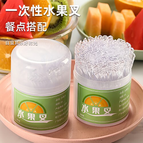 现在吃水果都在用这种水果叉啦？